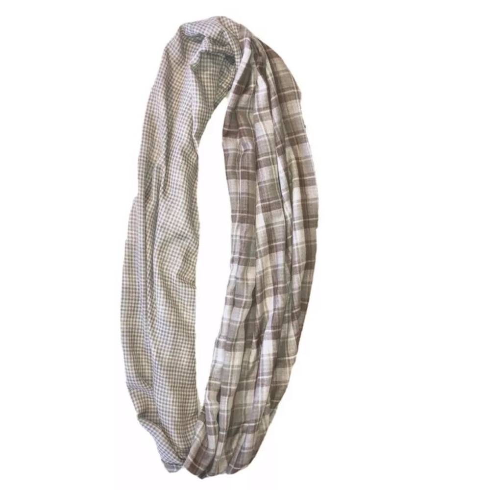 NWOT Vintage Double Sided Infinity Scarf